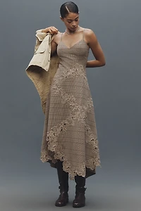 Mare Ruffle Hem Slip Dress