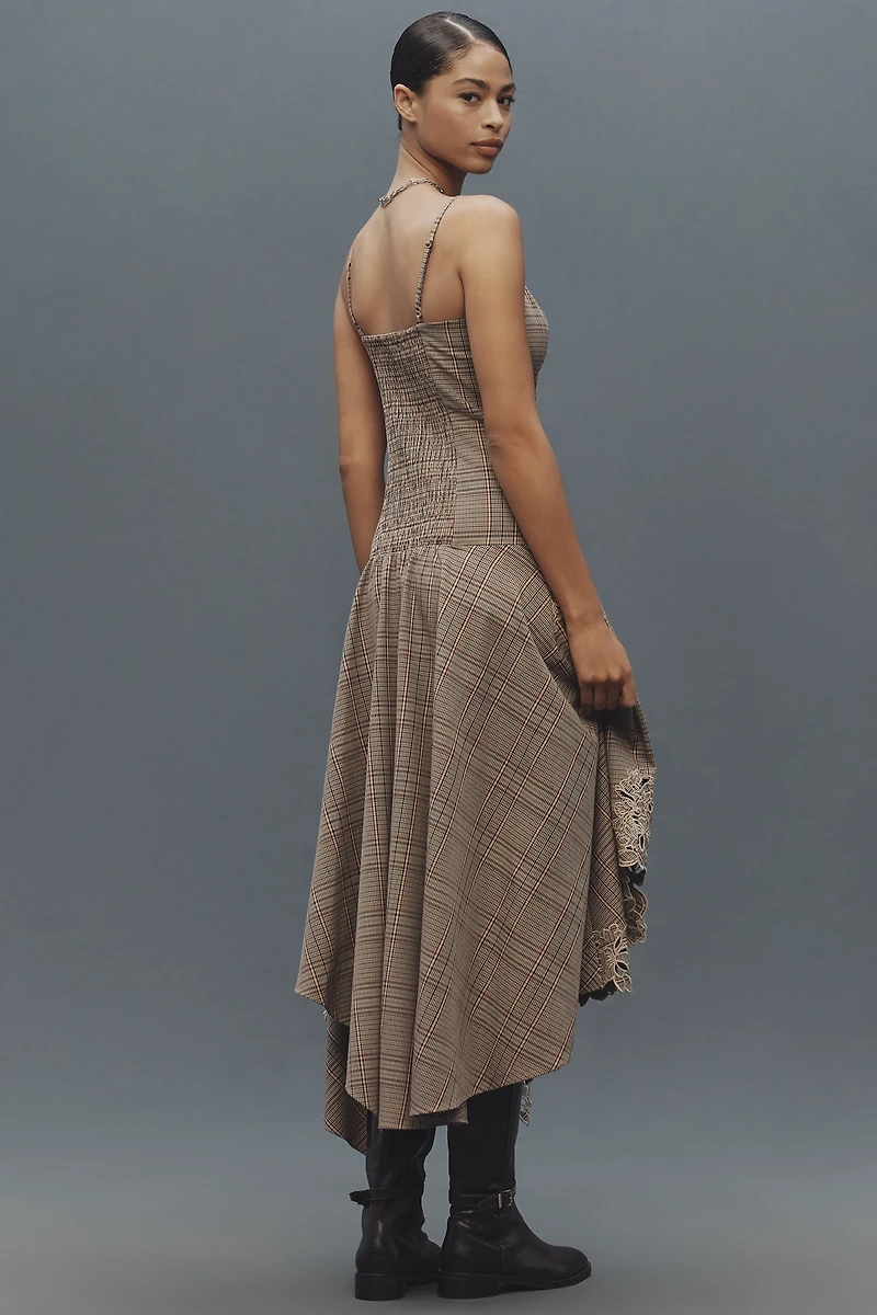 Mare Ruffle Hem Slip Dress