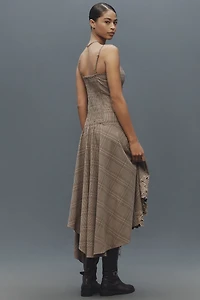 Mare Ruffle Hem Slip Dress