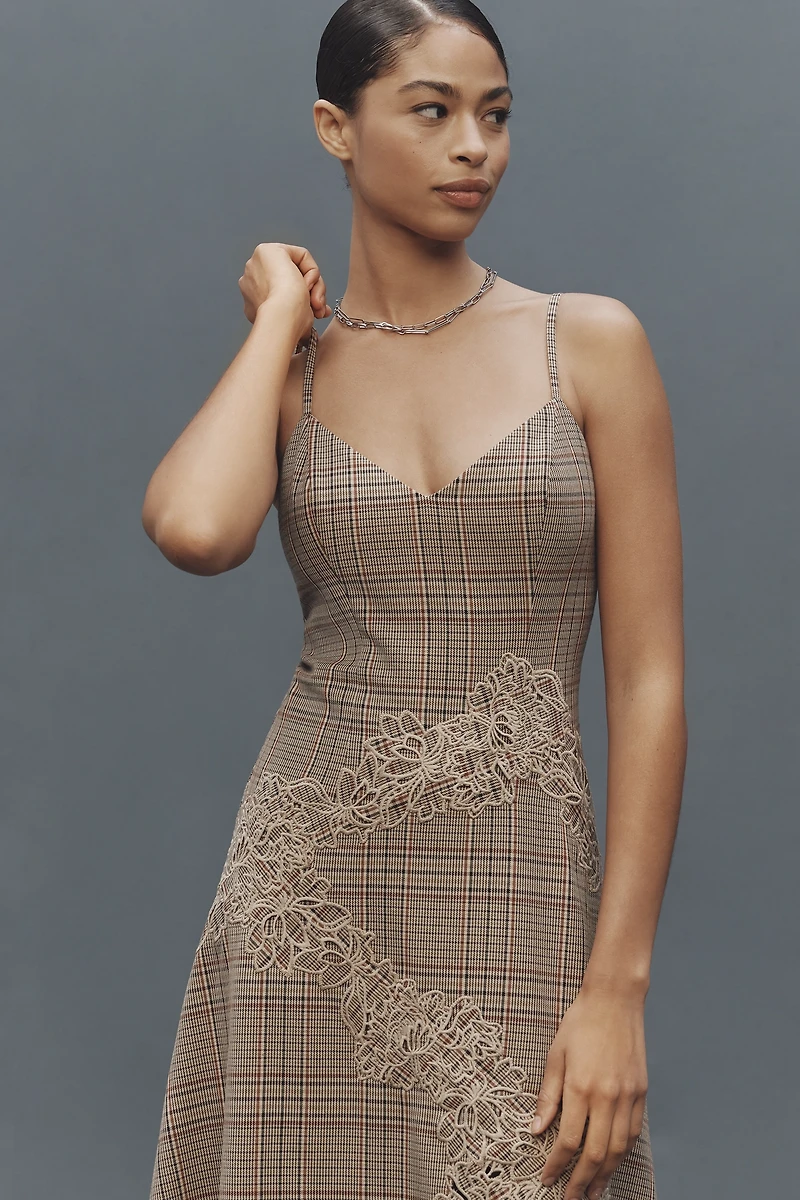 Mare Ruffle Hem Slip Dress