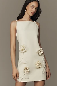 Mare 3D Floral Shift Dress