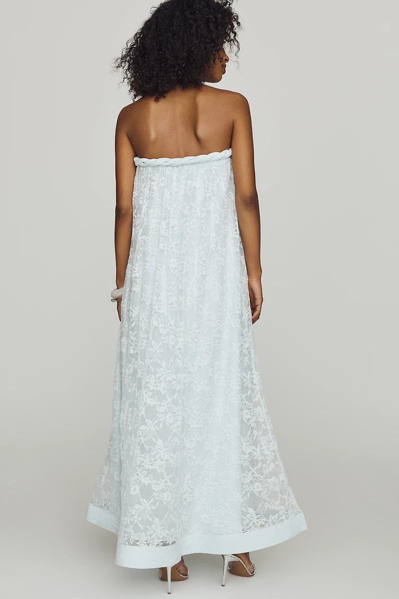 Mare Strapless Lace Maxi Dress