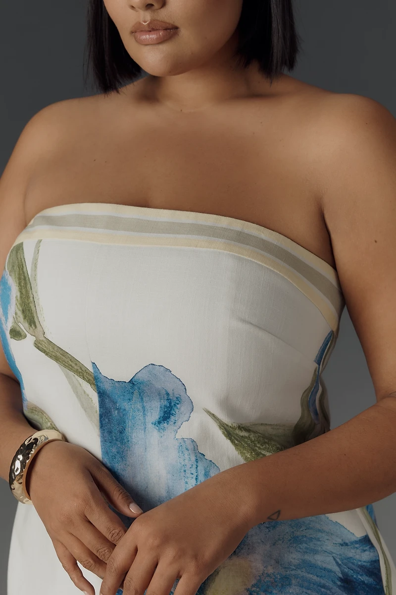 Significant Other Tess Strapless Midi Dress