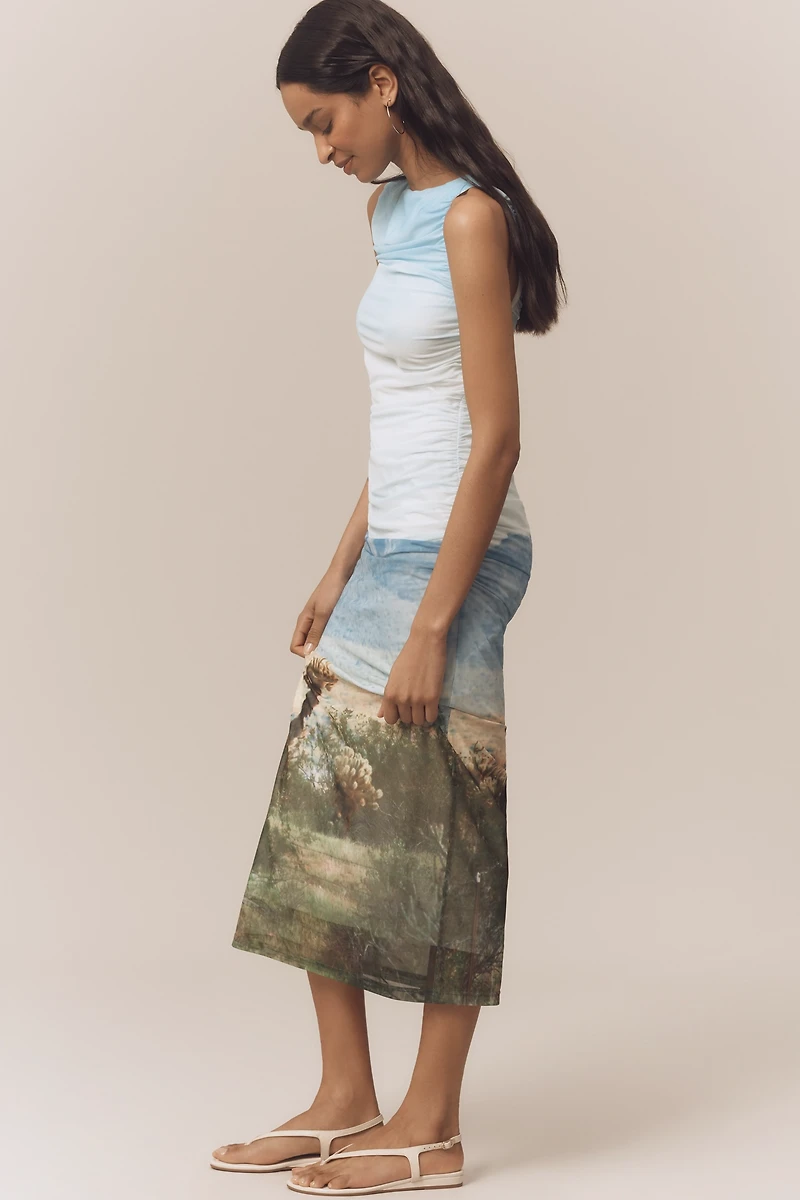 Significant Other Saria Boat-Neck Midi Dress