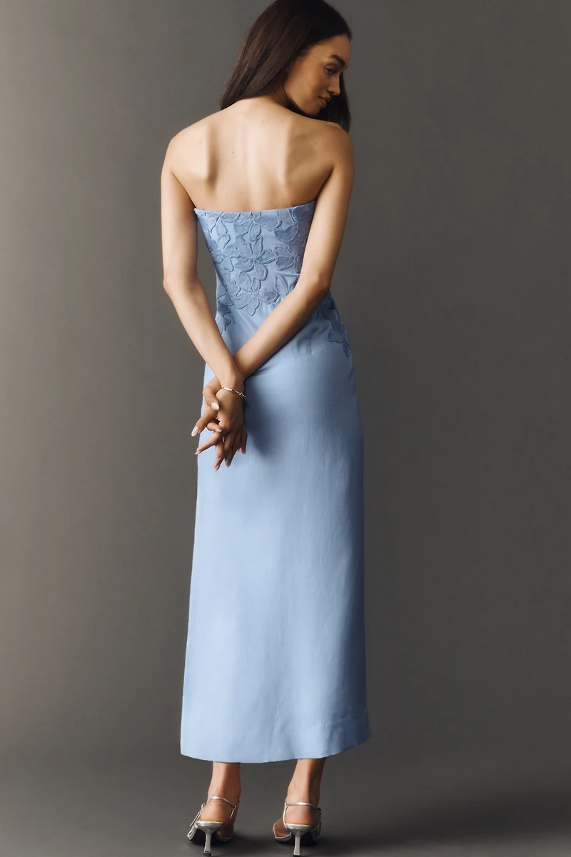 Significant Other Idette Petite Linen Blend Dress