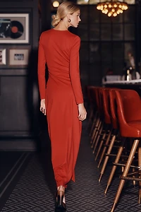 4th & Reckless Mel Draped Maxi Dress