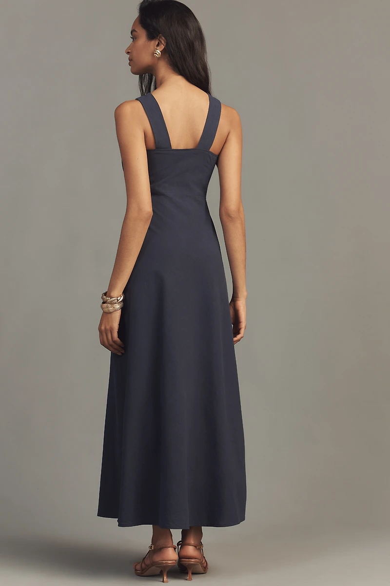 4th & Reckless Briany V-Neck Cutout Maxi Dress