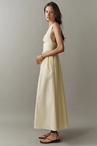 Susana Monaco V-Neck Cotton Maxi Dress