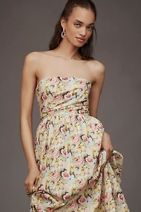 En Saison Cairo Strapless Midi Dress