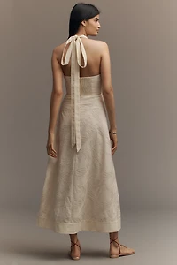 En Saison Ellis Cotton Linen Halter Dress