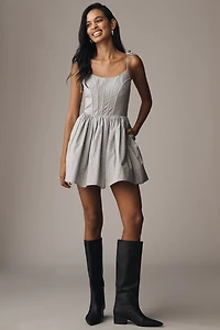 En Saison Christelle Fit & Flare Mini Dress