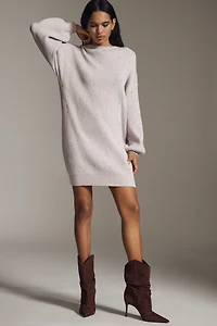 En Saison Arabella Long-Sleeve Embellished Sweater Dress