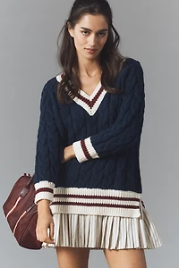En Saison Knox Twofer Mini Sweater Dress