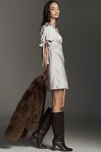 En Saison Aracella Short-Sleeve Mini Dress