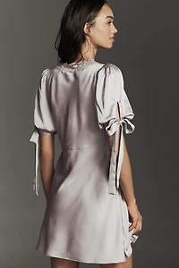 En Saison Aracella Short-Sleeve Mini Dress