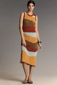 En Saison Vienna Sleeveless Slim Midi Dress