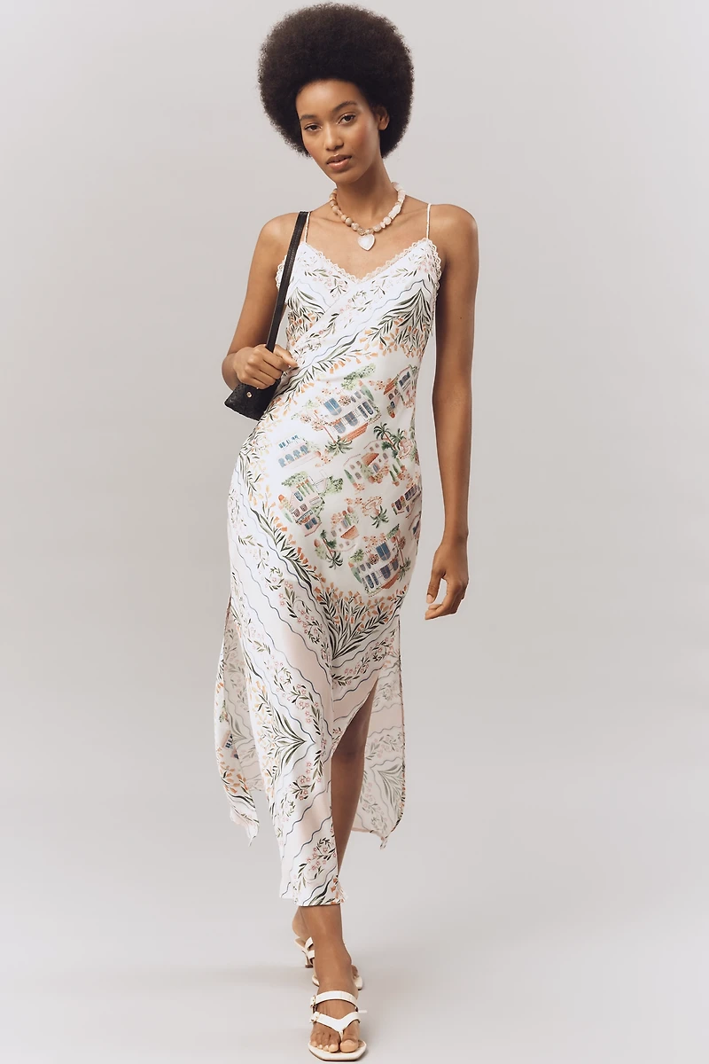 En Saison Alaia Sleeveless Slip Maxi Dress