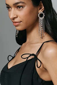 En Saison Roza A-Line Fringe Midi Dress