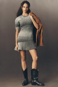 En Saison Odette Short-Sleeve Sweater Dress