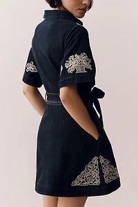 En Saison Natalia Short-Sleeve Shirt Dress