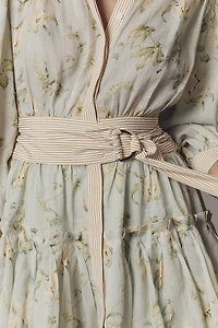 En Saison Rylee Long-Sleeve Belted Shirt Dress