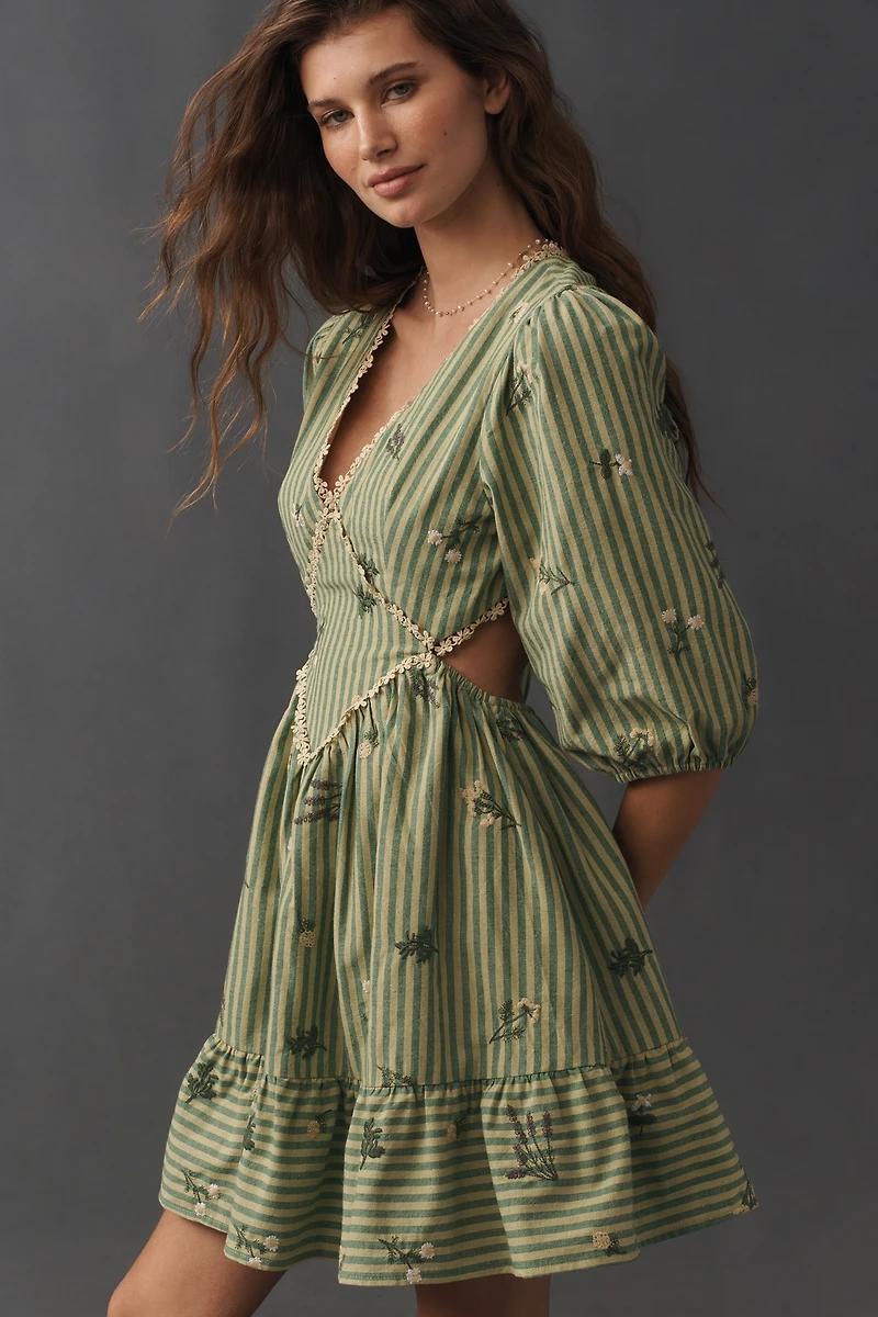 Jacquie The Label Romona Open-Back Cutout Dress