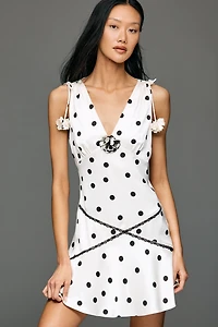 En Saison Abigail V-Neck Mini Dress