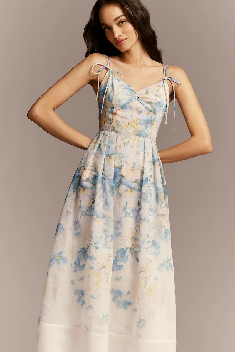 En Saison Vivian Sweetheart Midi Dress