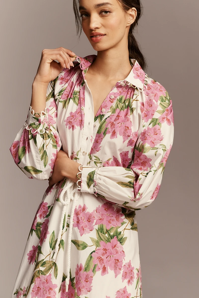 En Saison Esther Long-Sleeve Midi Dress