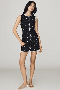 En Saison Heather Buttondown Mini Dress