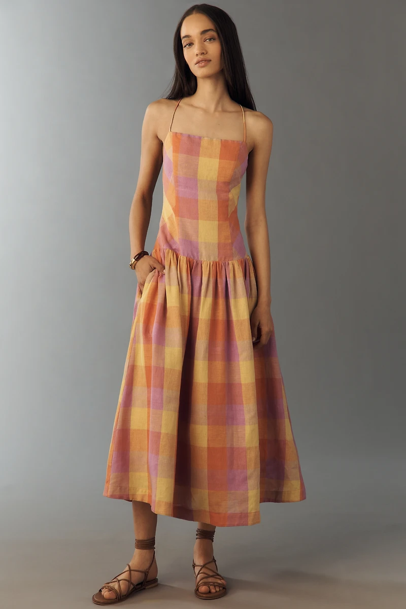 Jacquie The Label Juna Drop-Waist Dress