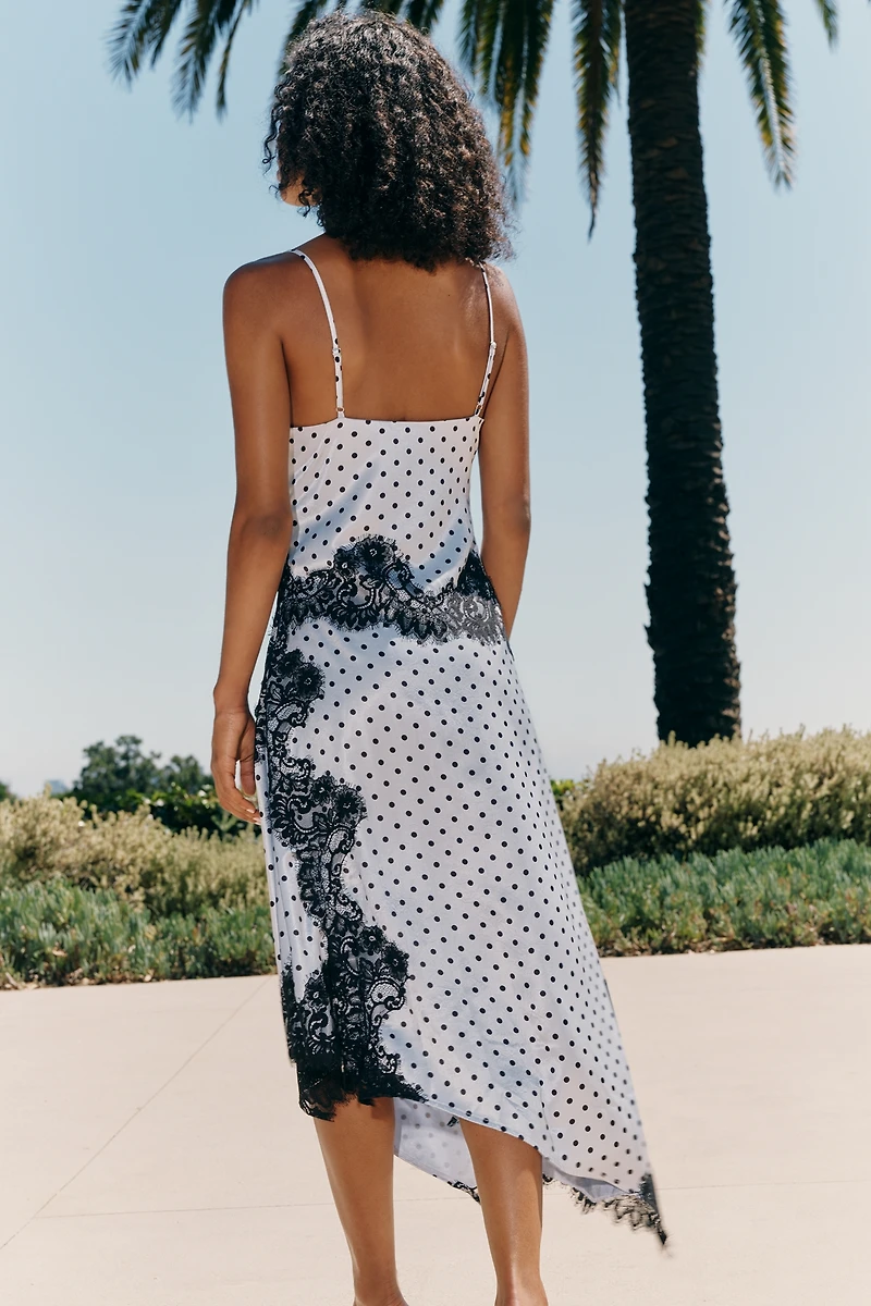 En Saison Hazel Lace Slip Dress