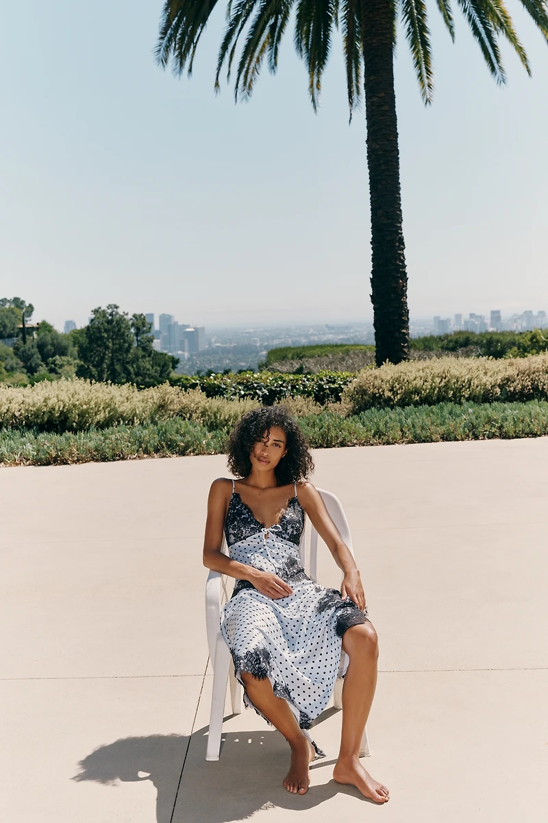 En Saison Hazel Lace Slip Dress