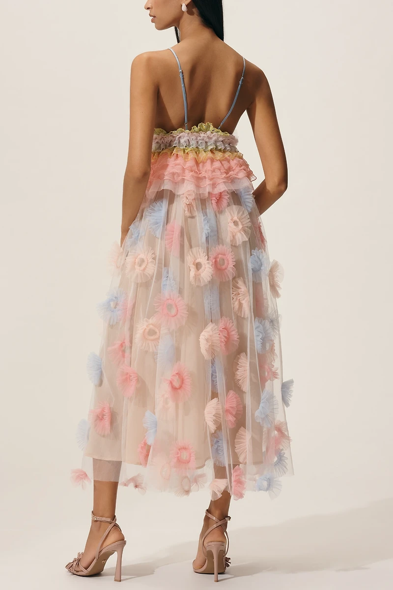 CeliaB Serenity Ruffle Maxi Dress