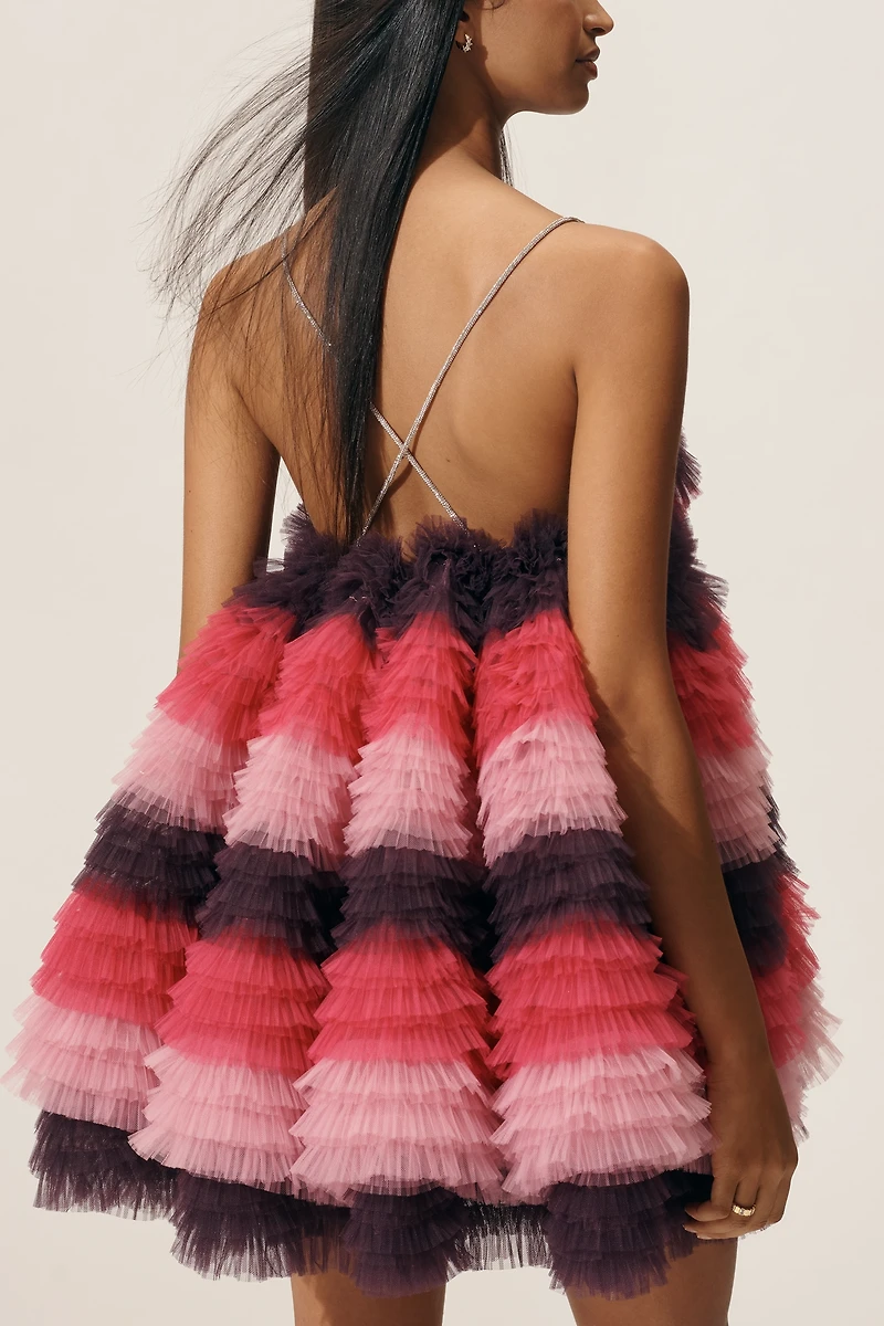 CeliaB Euphoria Ruffle Mini Dress