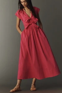 Hunter Bell Calista Bow Midi Dress