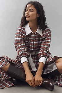 Hunter Bell Randolph Belted Midi Dress