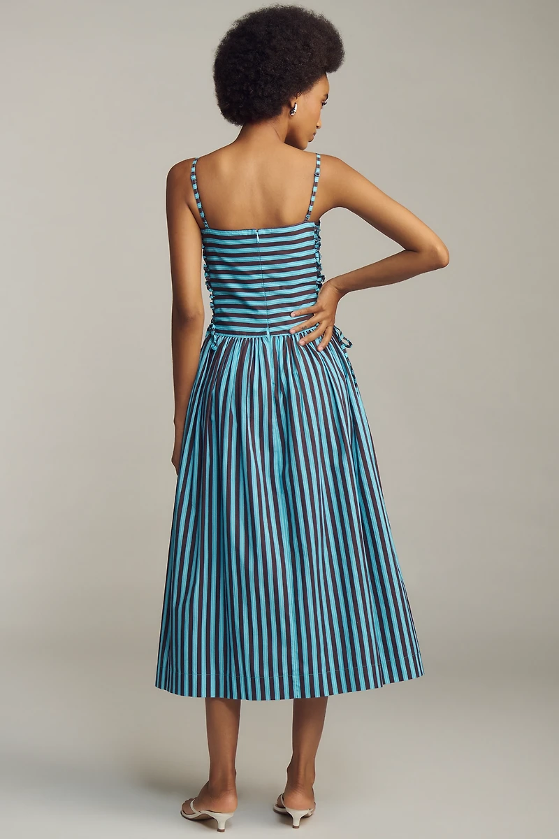 Damson Madder Angelina Sleeveless Midi Dress