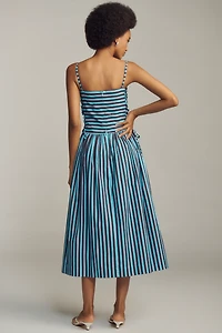 Damson Madder Angelina Sleeveless Midi Dress