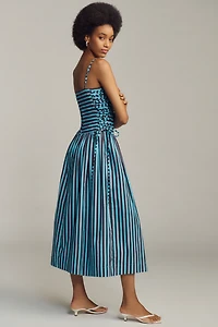 Damson Madder Angelina Sleeveless Midi Dress