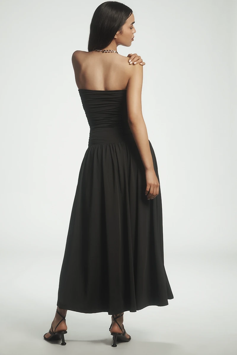 NIA Santal Strapless Midi Dress