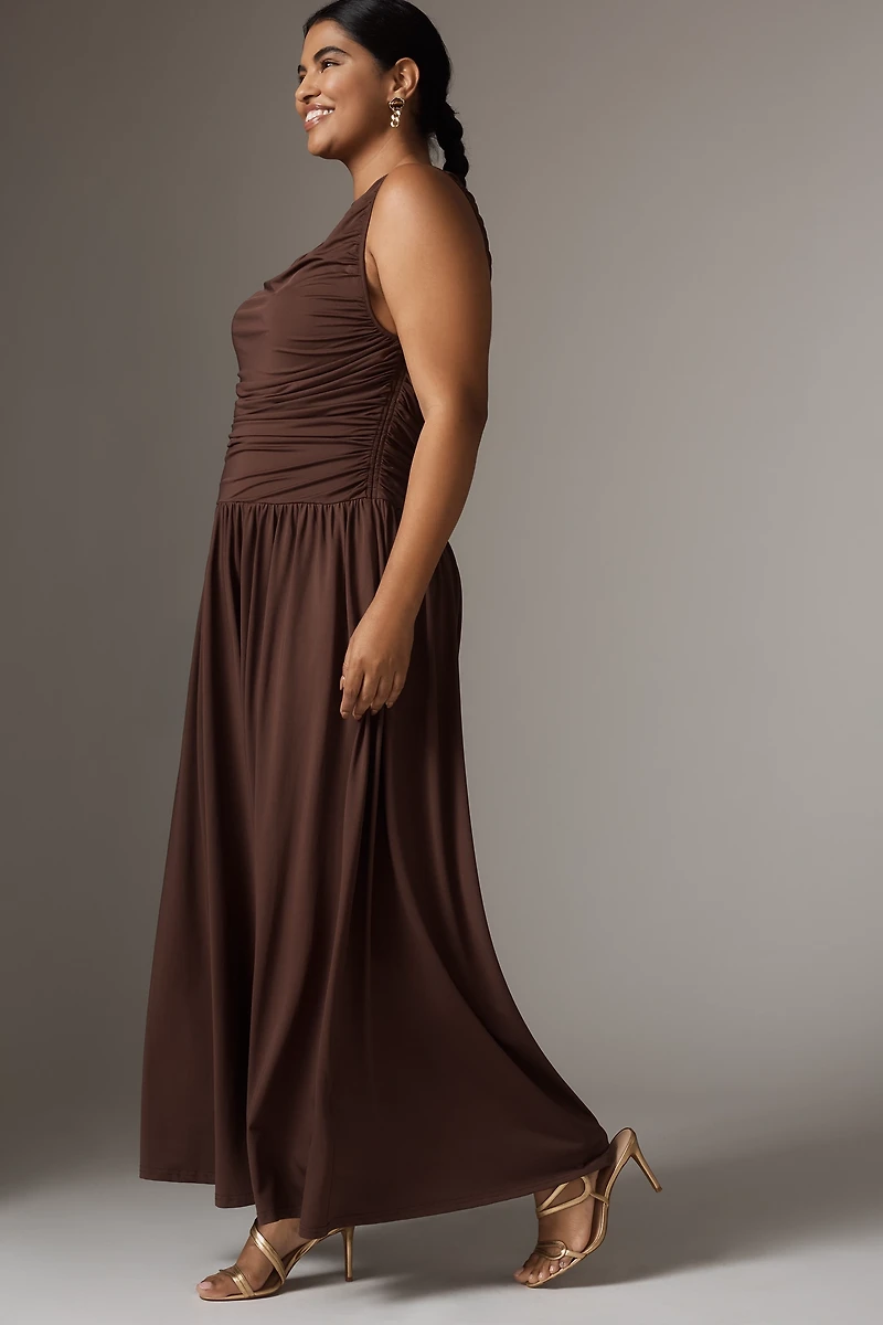 NIA Clea Sleeveless Drop-Waist Maxi Dress