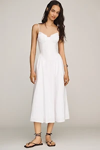 NIA Alice Sweetheart Midi Dress