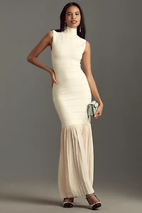 BLITHE Fitted Twofer Sweater Maxi Dress