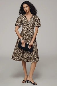 Arose Studio Cotton Jessamine Midi Shirt Dress