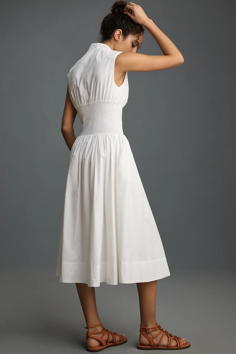 The Tommie Zip-Front Midi Dress