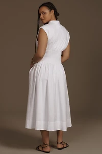 The Tommie Zip-Front Midi Dress