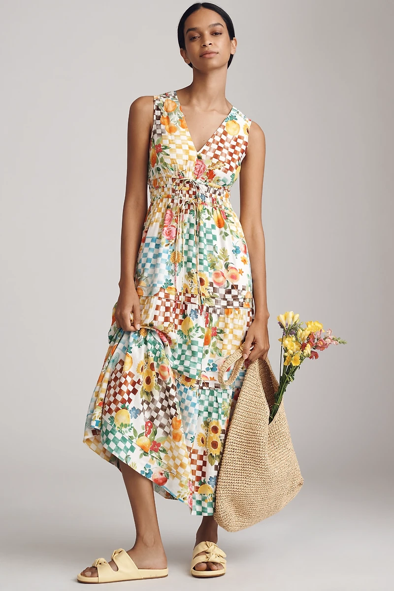 The Somerset Linen Sleeveless Maxi Dress