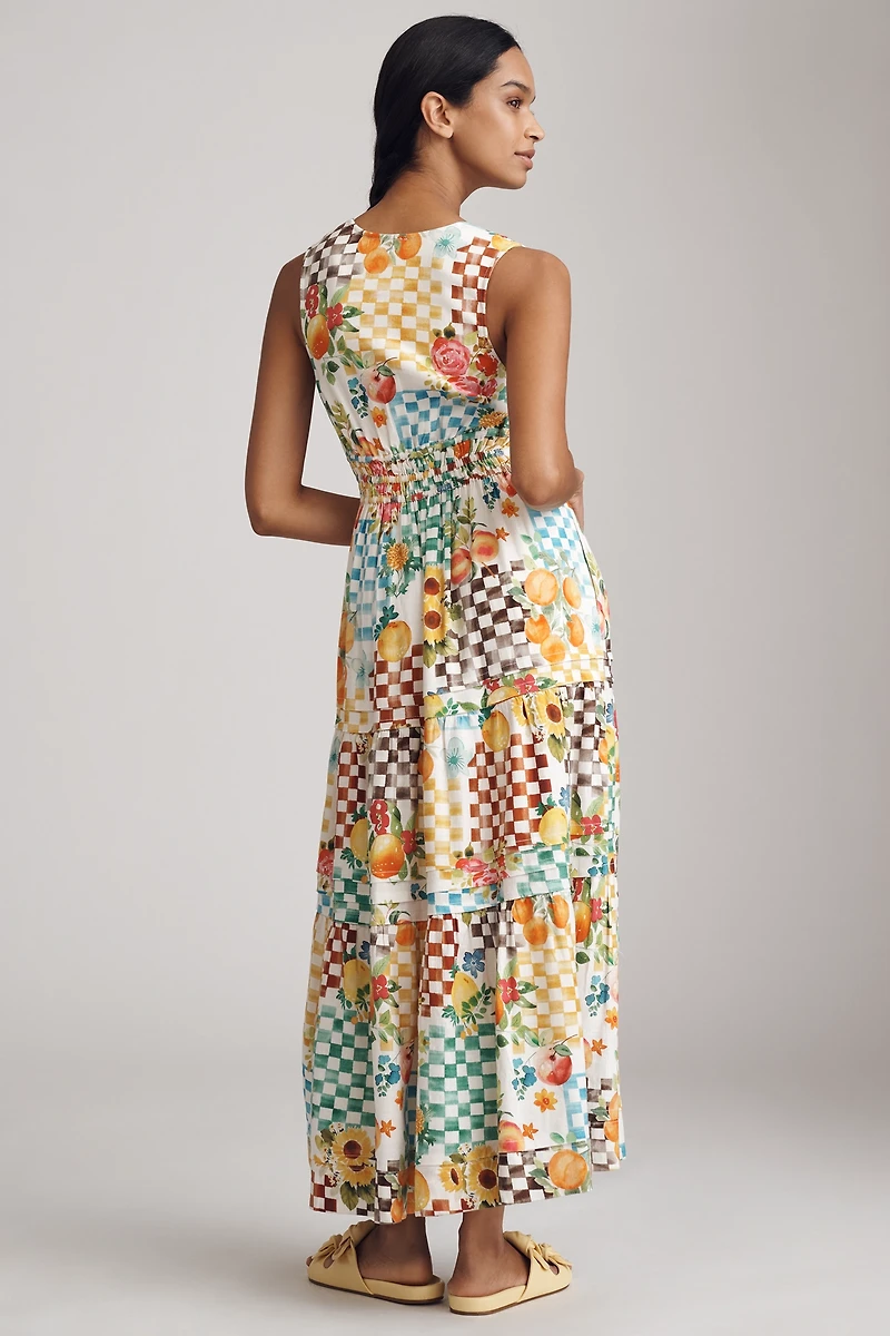 The Somerset Linen Sleeveless Maxi Dress