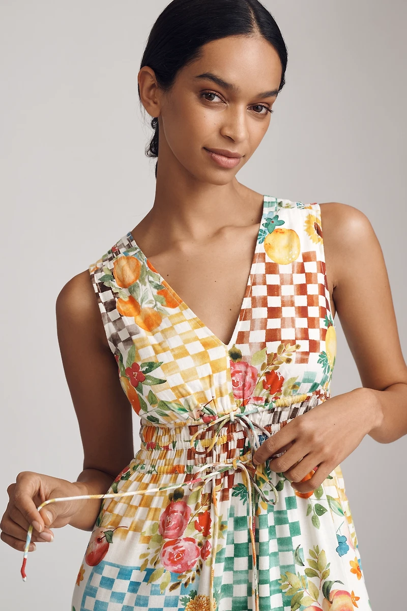The Somerset Linen Sleeveless Maxi Dress